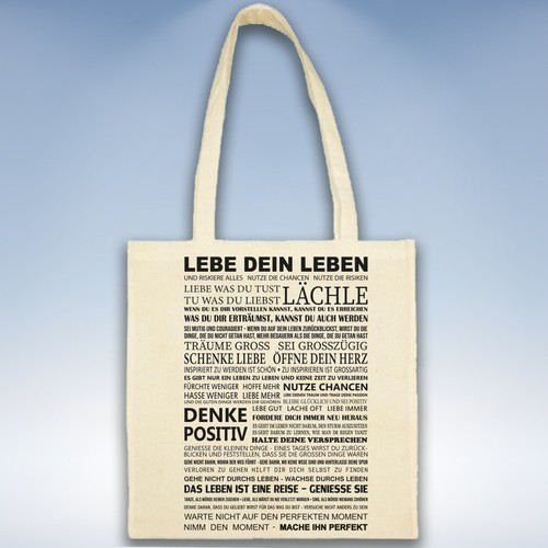 Sprüche motiv jutebeutel - motiv,