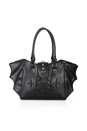 Damen schwarz punk fledermaus - damen,