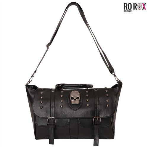 Rox totenkopf tasche - rox, nieten